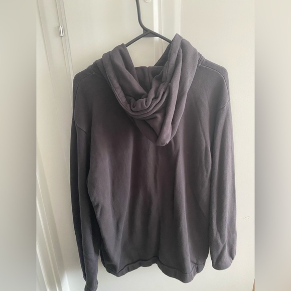 Black fleece sweatshirt/hoodie - Picture 2 of 2